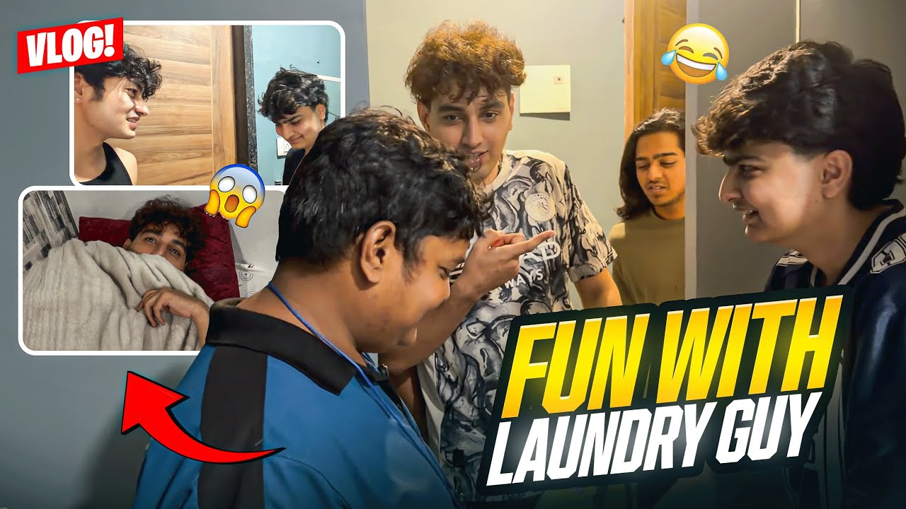 BOOTCAMP VLOG💛| FUN WITH LAUNDRY GUY🤣 | VLOG-25🎥