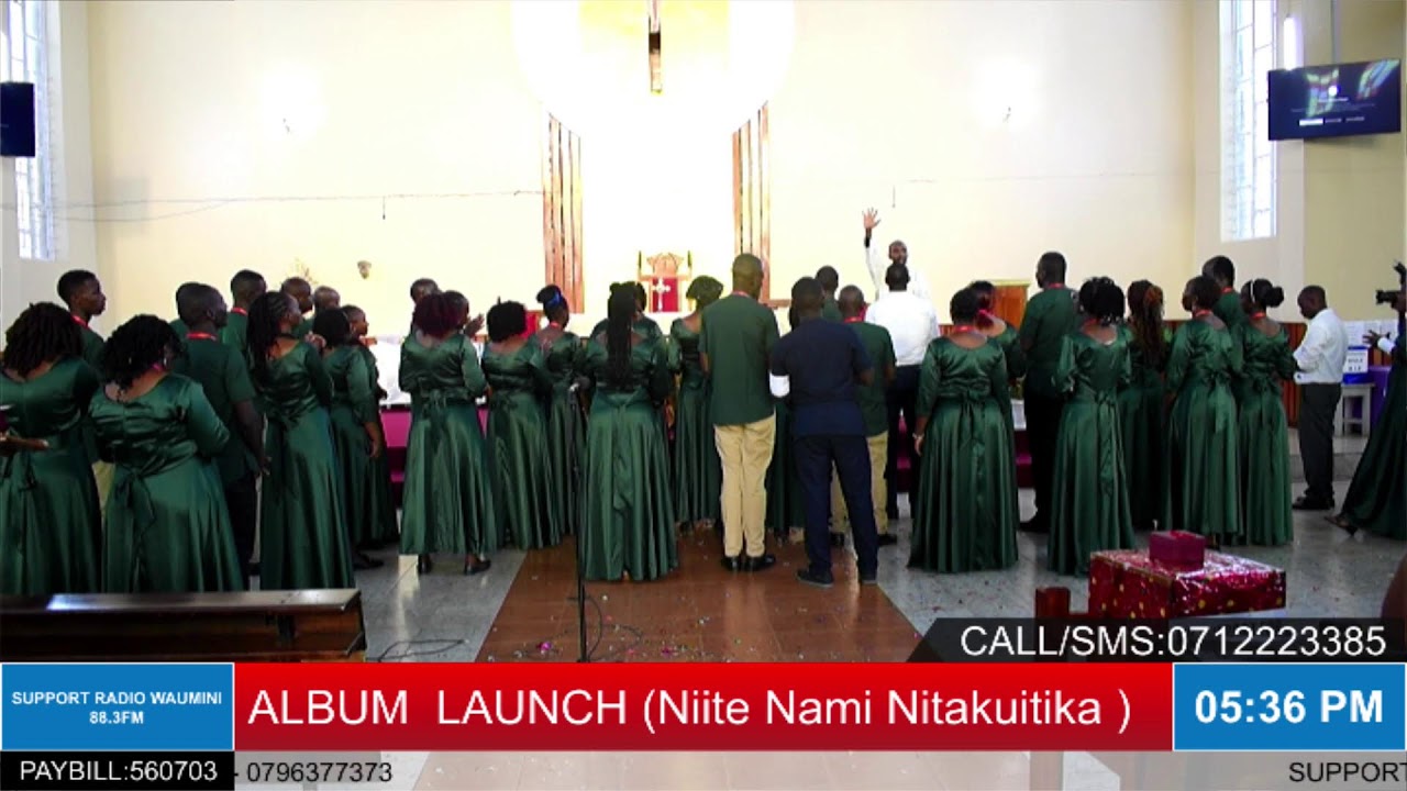 ALBUM  LAUNCH (Niite Nami Nitakuitika  Jer  33 )  ST. GREGORY  CHOIR GACHIE