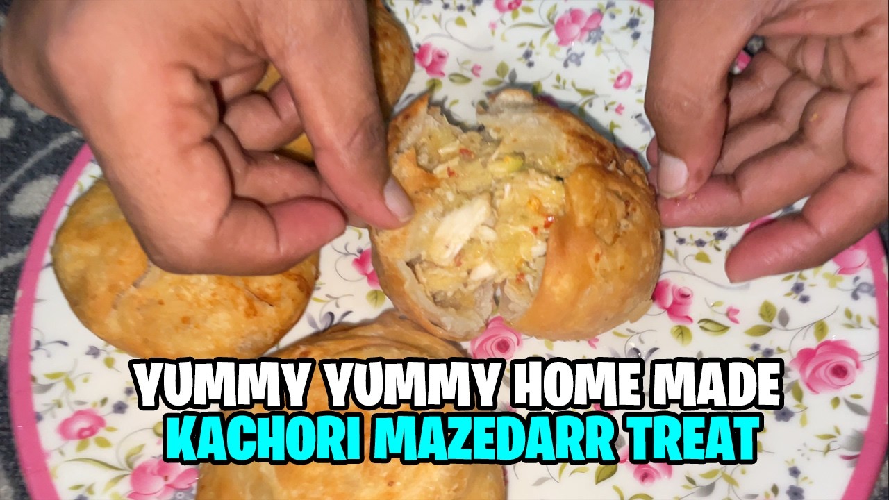 🎥 Yummy Yummy Kachori 😋🥟 | Ghar Ki Crispy Mazedaar Treat 🔥❤️