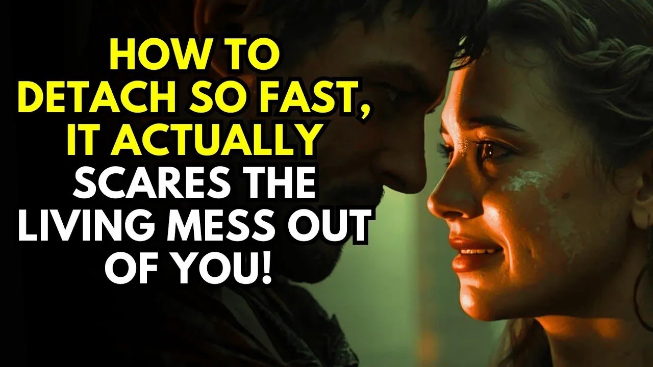 How to Detach So Fast, It Actually Scares the Living Mess Out of You! 💭⚡   Stoicism Explained
