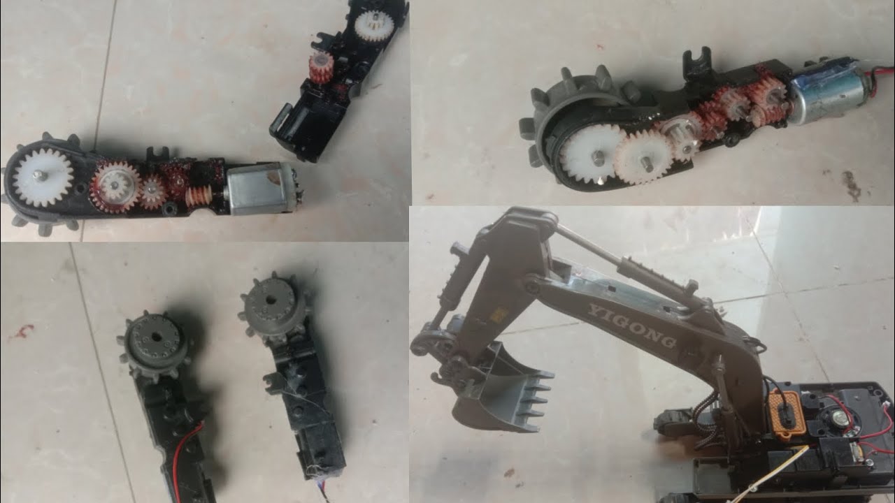 Upgrade excavator YIGONG 3.7V rc to amazing