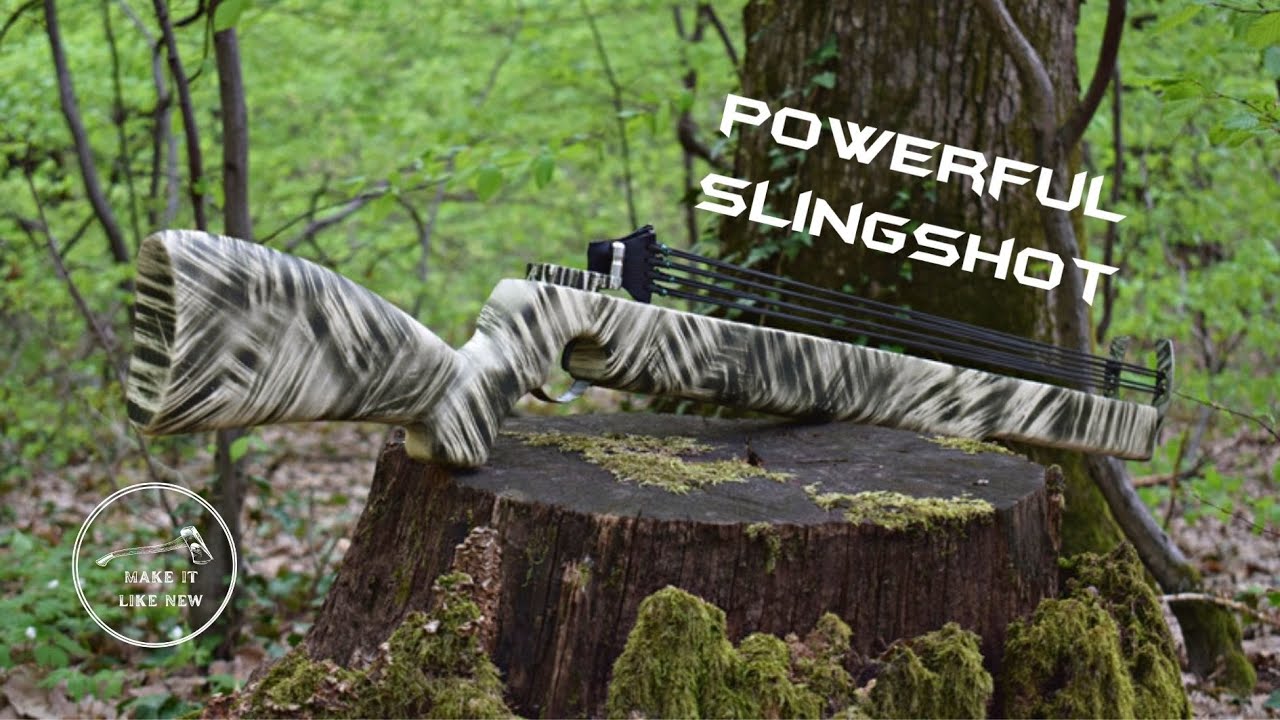 DIY Slingshot rifle (Step by Step)