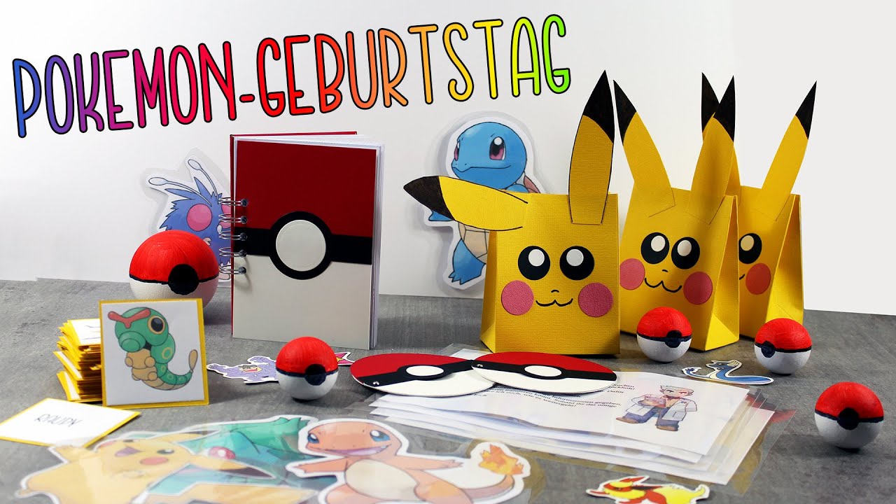 Pokémon-Party mit Schnitzeljagd | Bastel- und Spielideen für einen Pokémon-Geburtstag