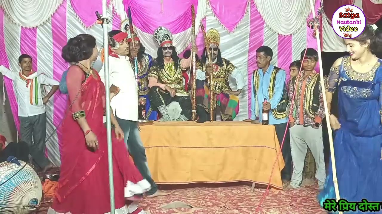 (झूमेंगे ग़ज़ल गाएंगे लहरा के पीएंगे ) हिंदी गजल नौटंकी वीडियो रामलीला महोत्सव Satya nautanki video