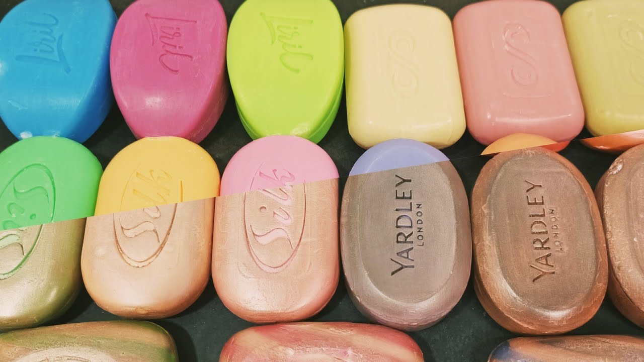 ASMR || SOAP CUTTING || DRY SOAPS || SEMI DRY SOAPS || SOAPS CRUMBLE || RELAX || ODDLY SATISFYING