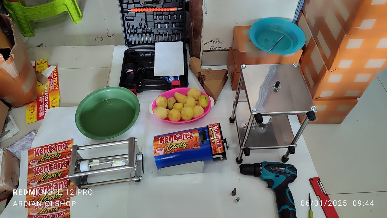 Tutorial dan Perbedaan Alat Kentang Curly Stainless Kecil vs Tabung Pralon PVC Vs Stainless Bor .!!!