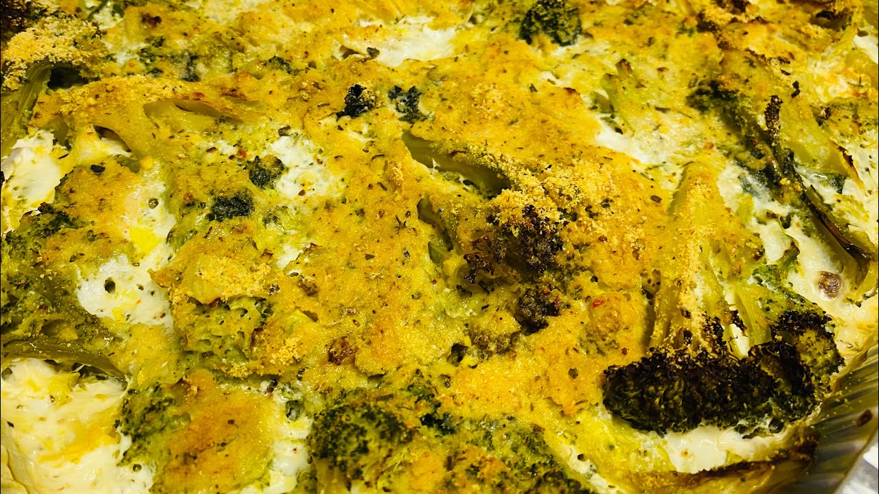 Broccoli e verza al forno