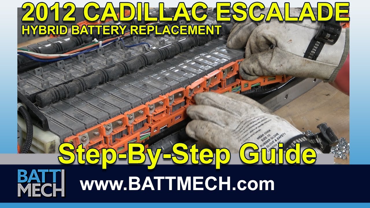 How to Replace/Repair/Fix a 2012 CADILLAC ESCALADE Hybrid Battery Module Cell: Guide / Instructions