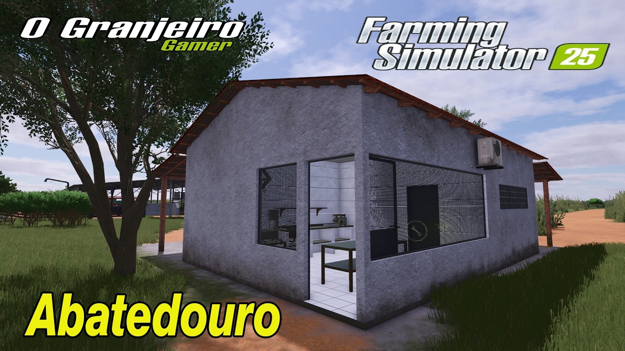 Farming Simulator 25 - Testando Abatedouro Agricultura Familiar.