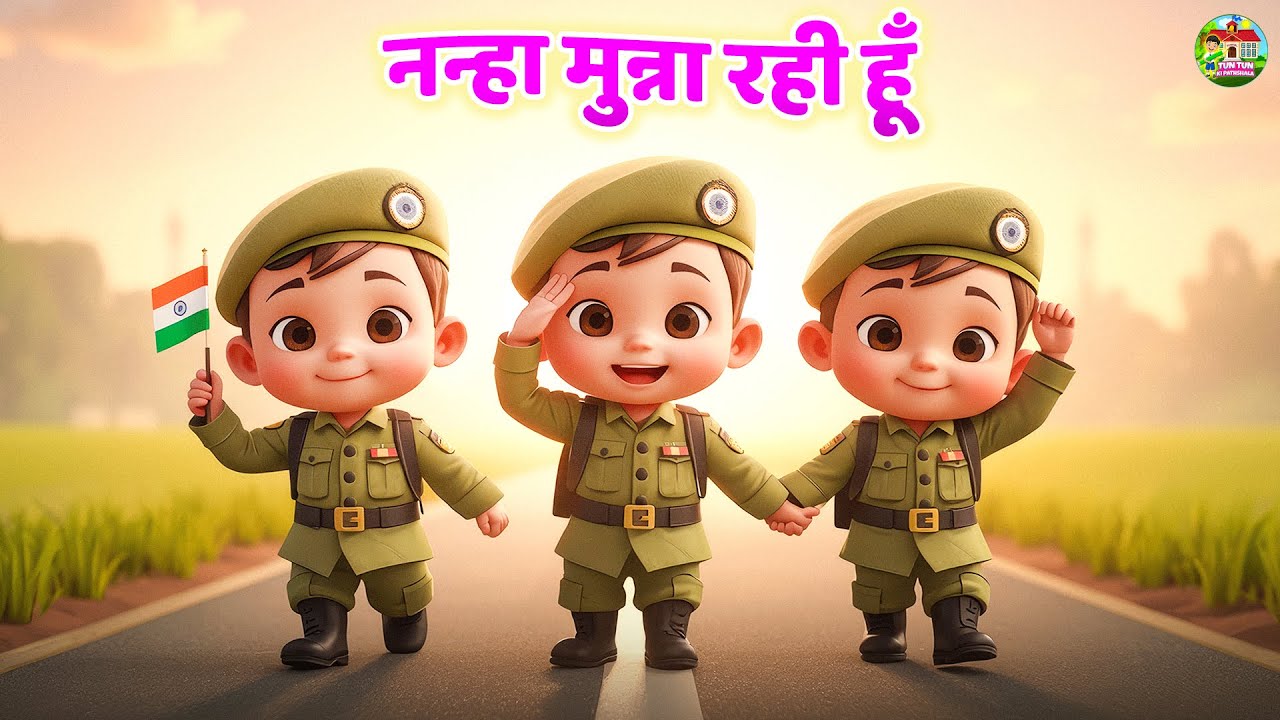 नन्हा मुन्ना राही हूँ | Nanha Munna Rahi Hoon | Indian Patriotic song | Republic Day Kids 