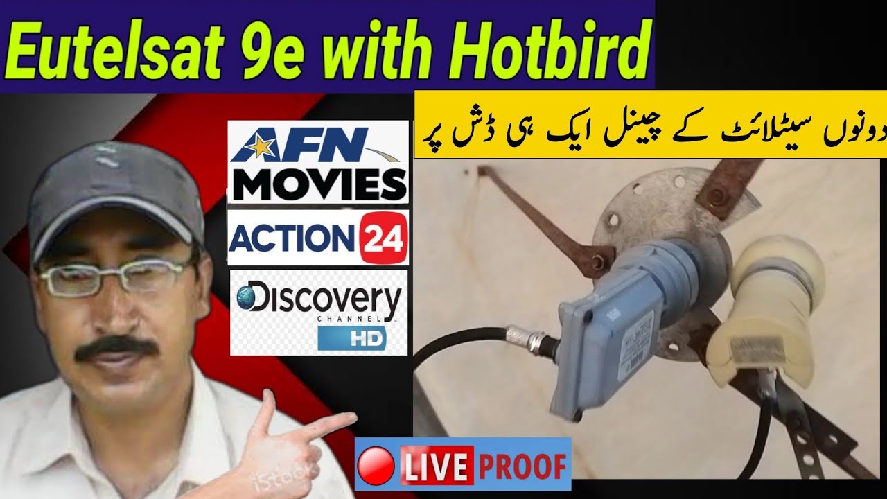 How to set Eutelsat 9e with Hotbird | Hot bird 13e & Eurobird 9e on 1📡 dish | 4k Dth Info