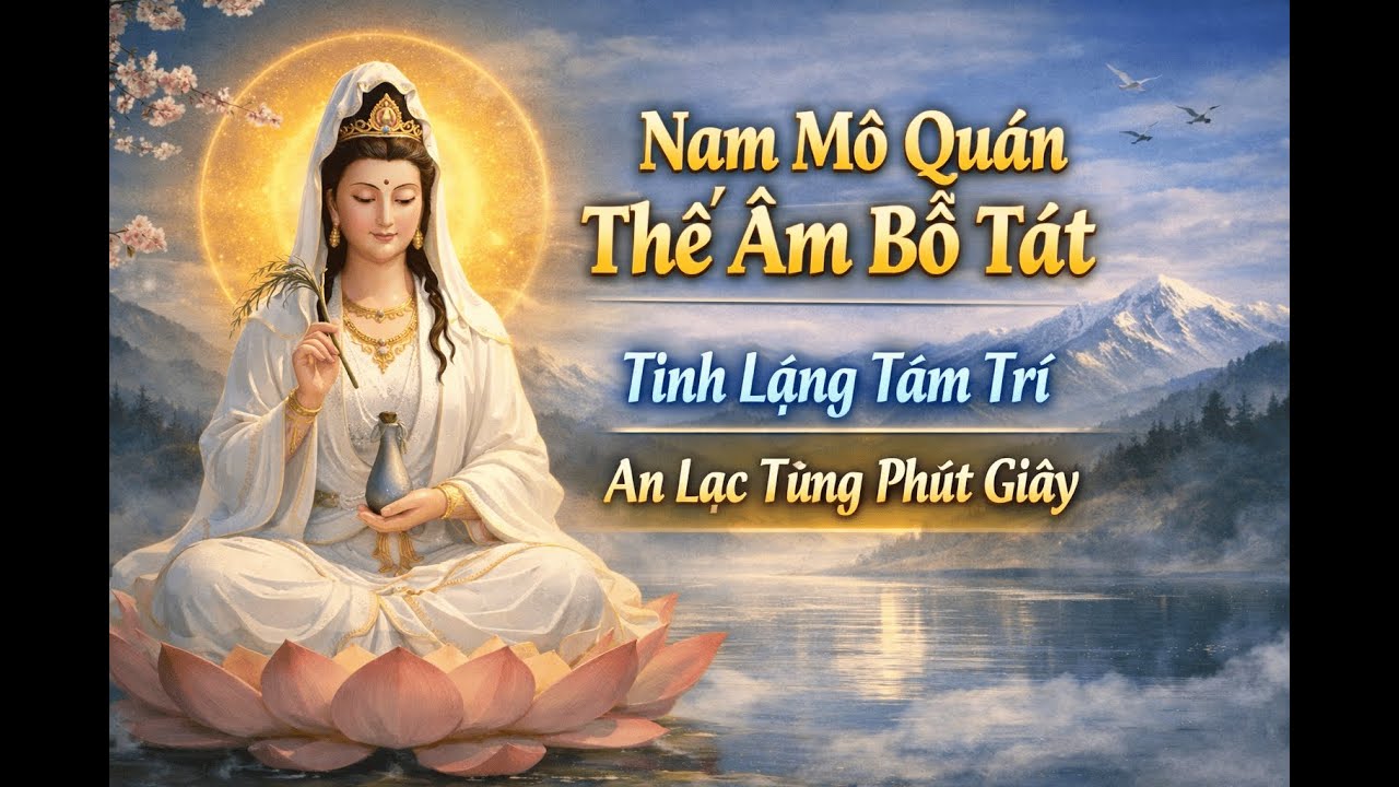 NIỆM QUAN THẾ ÂM BỒ TÁT Tĩnh Lặng Tâm Trí – An Lạc Từng Phút Giây