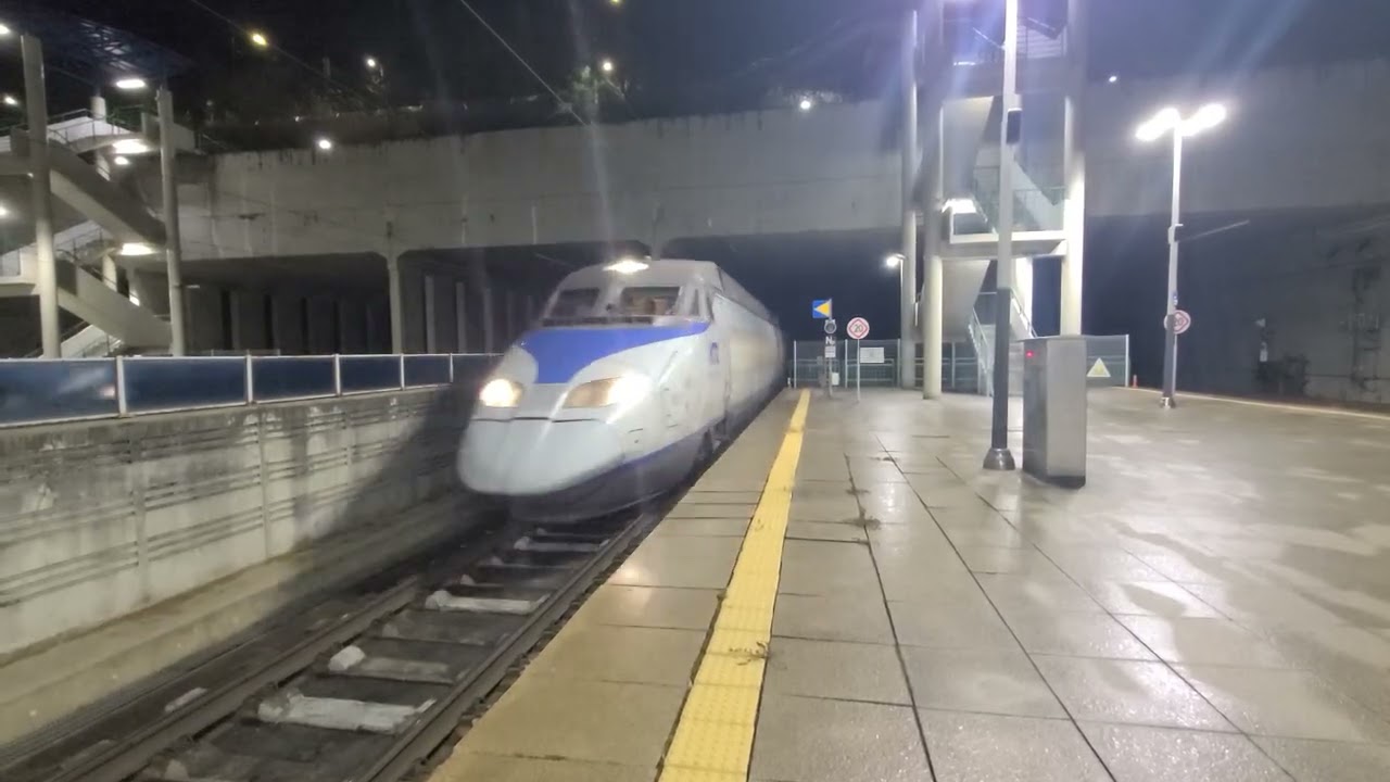 KTX 001호기 서울행 #54 광명역 진입