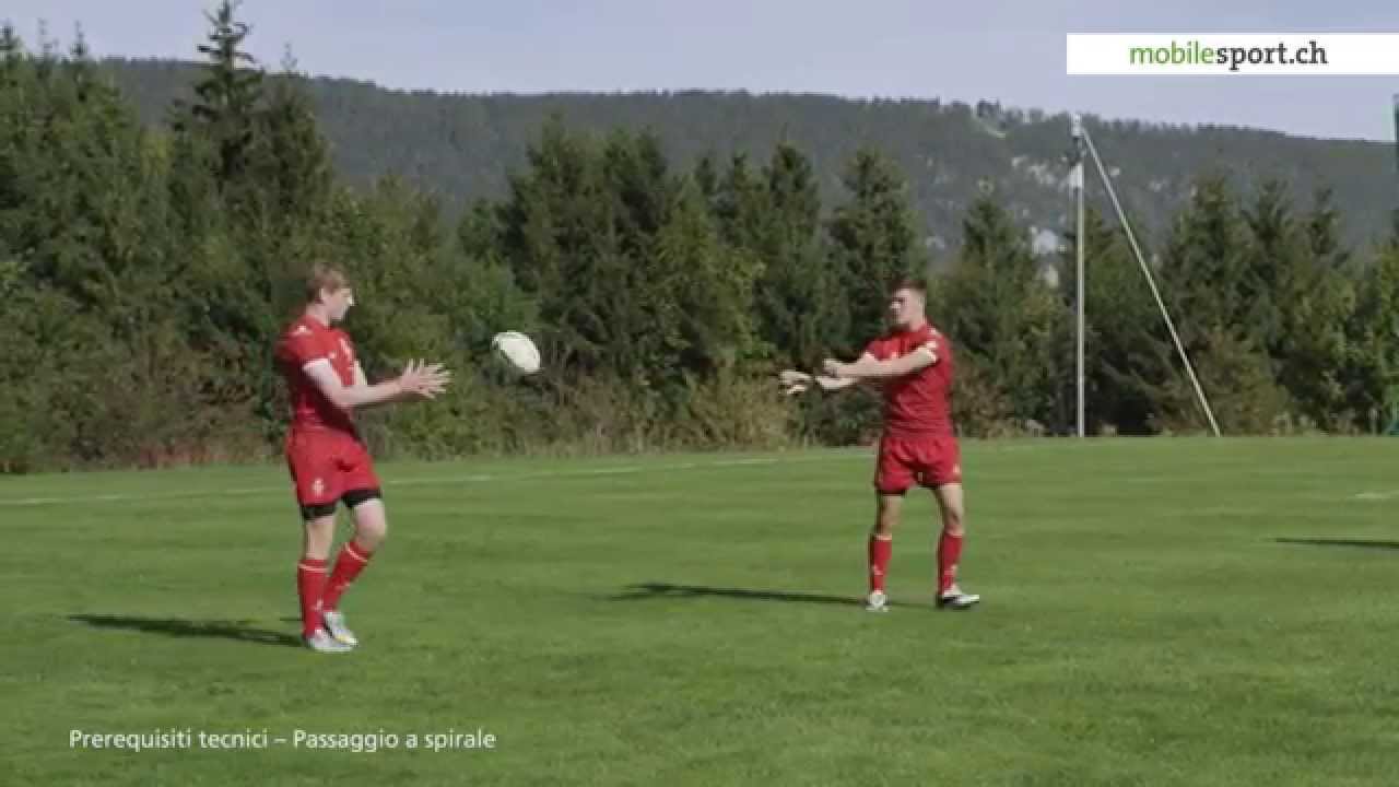 Rugby – Prerequisiti tecnici: Passaggio a spirale