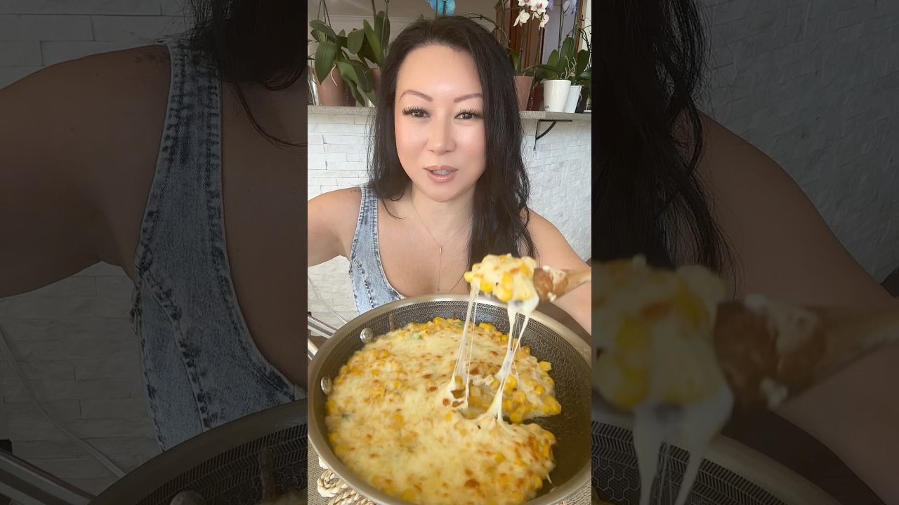 Korean Cheesy Corn Recipe #easyrecipe #recipes #foodtiktok #asianfood #korean #cheese #corn