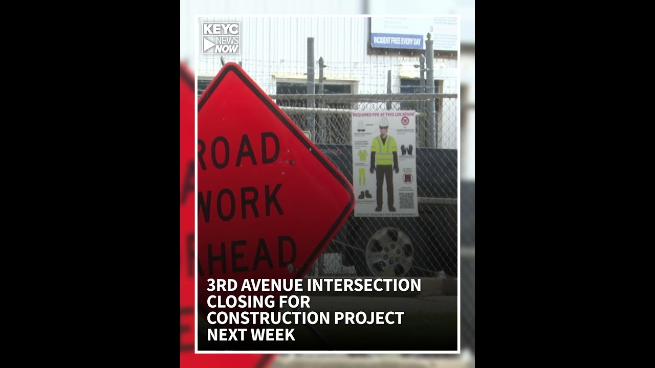 3rd Avenue intersection closing for construction project next week