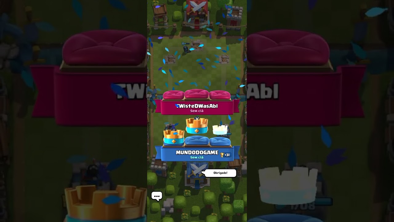 Liberei a arena 3 no Clash Royale.