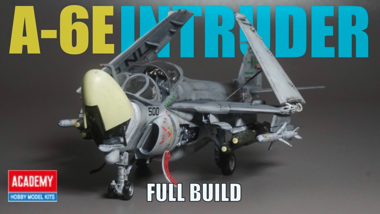1/72 USN A-6E INTRUDER/SCALEMODEL/ASMR/ACADEMY/FULLBUILD/아카데미인트루더/스케일모형/#12543
