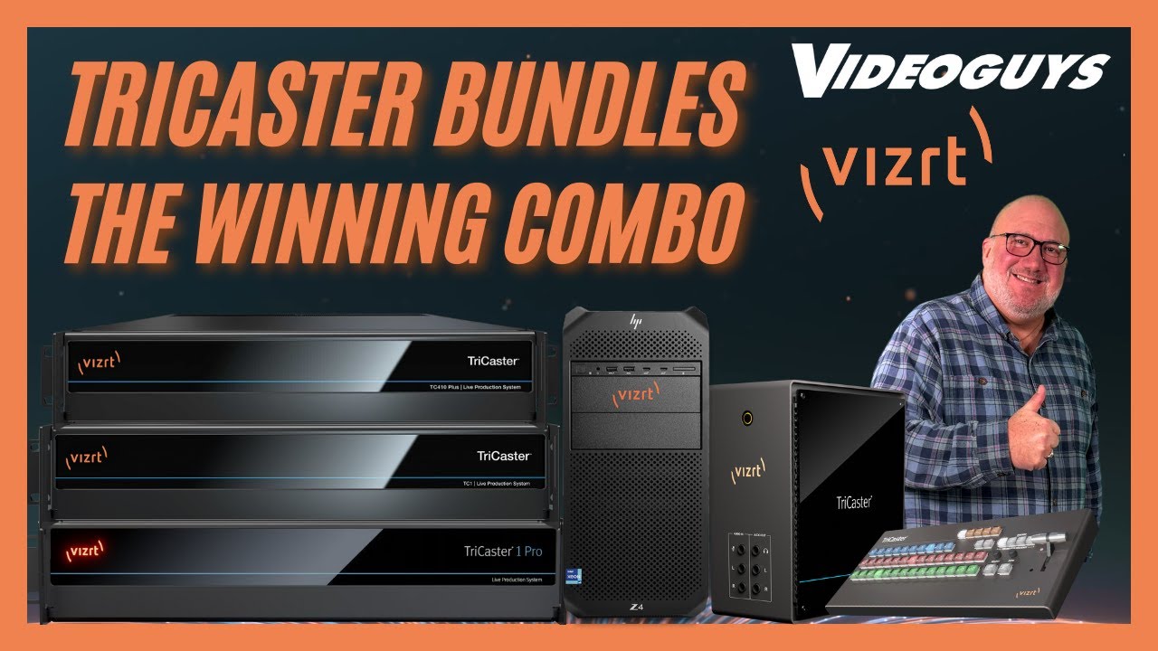 Vizrt TriCaster Bundles​: The Winning Combination!​