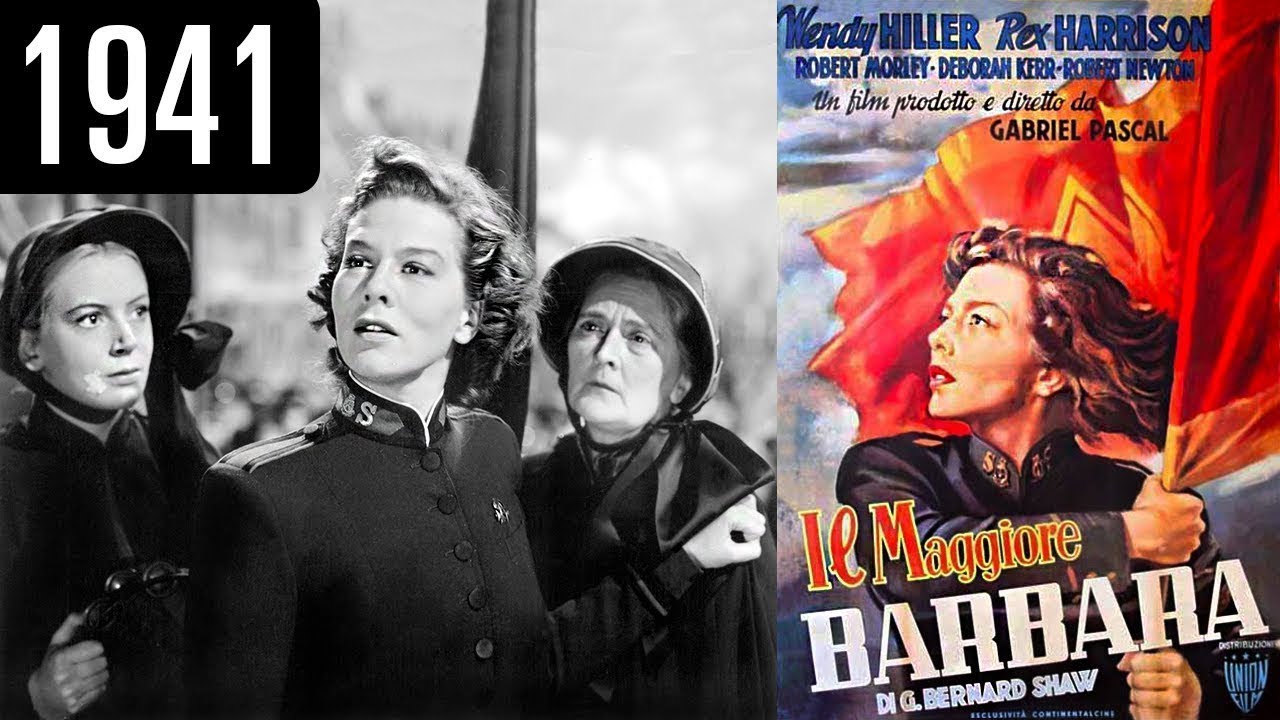 Комедия  Майор Барбара (1941) Wendy Hiller Rex Harrison Robert Morley . egoleshik