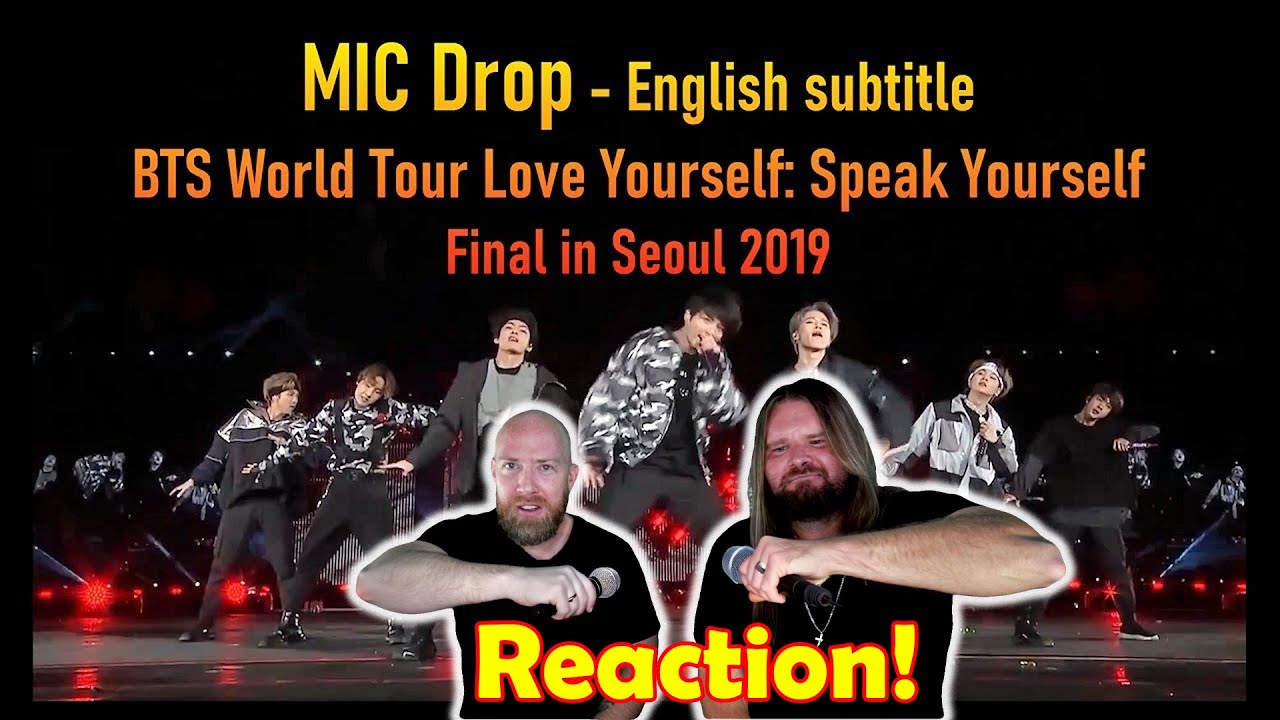 Musicians react to hearingMIC Drop @ BTS World Tour Love Yourself: Speak Yourself Final Seoul 2019!