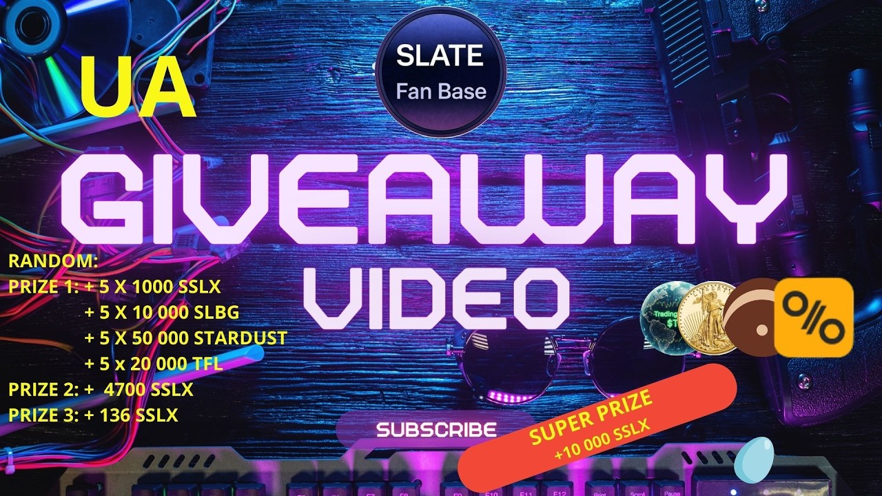 SLATE FAN BASE GIVEAWAY #slatefanbase #sslx #sl8wallet #giveaway
