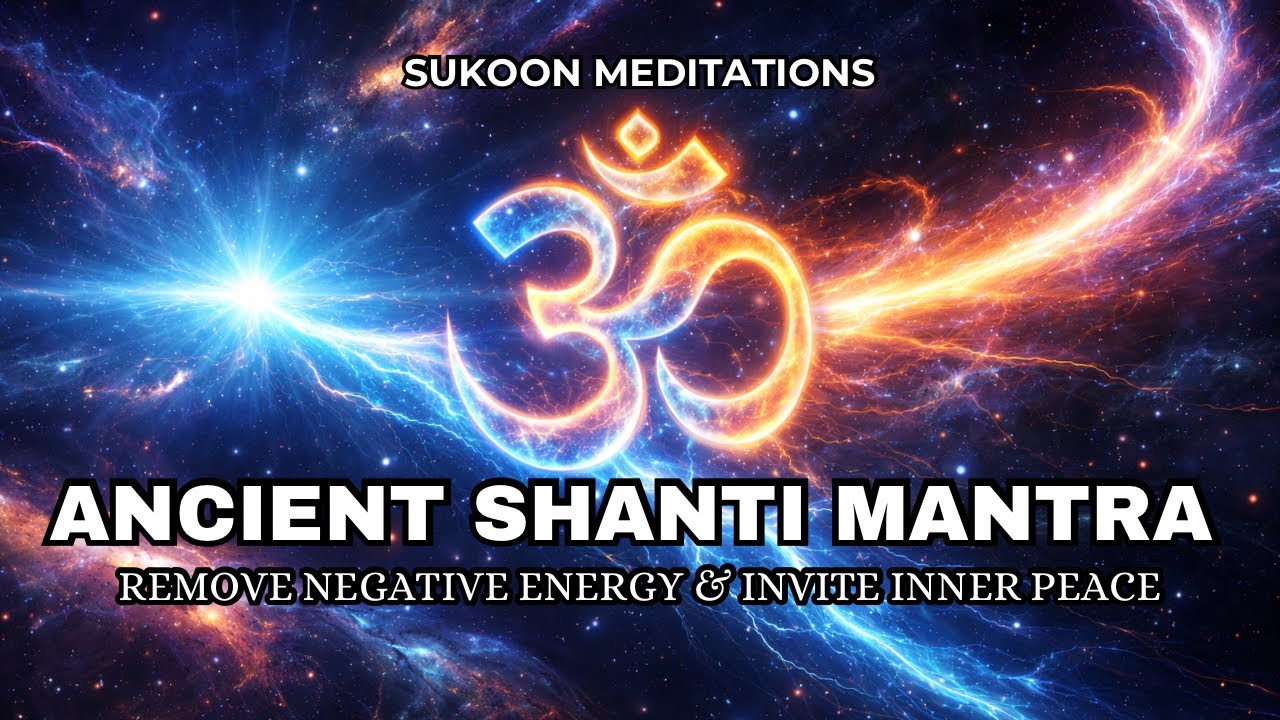 Ancient Shanti Mantra – Remove Negative Energy & Invite Inner Peace | Sukoon Meditations 