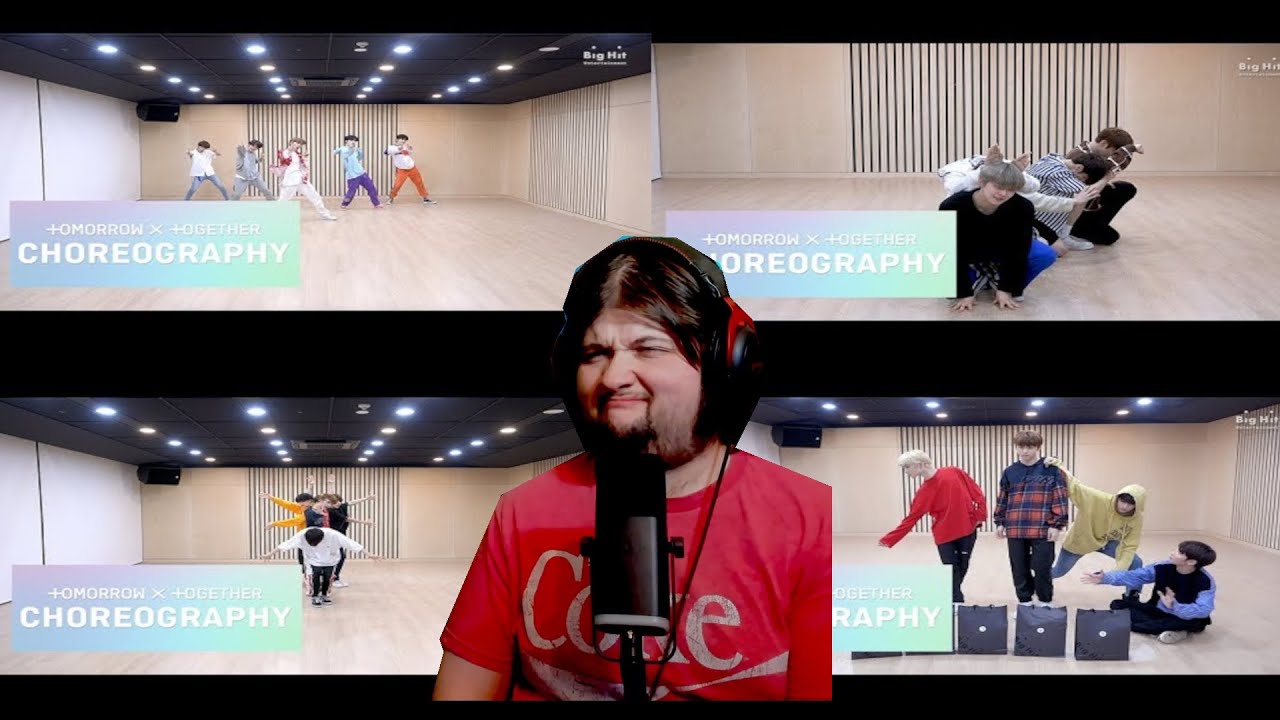 TXT Dance Practice Marathon! Blue Orangeade, Crown, Cat & Dog REACTION