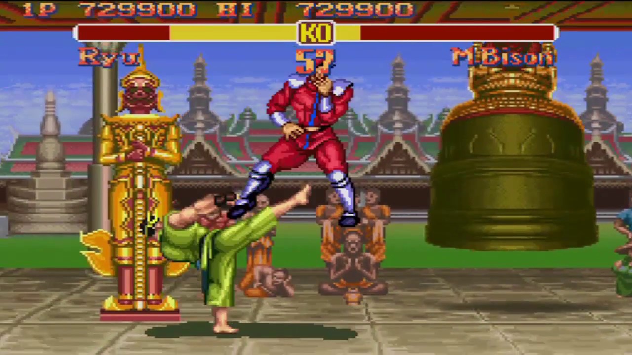 Super Street Fighter II - Ryu Vs M. Bison
