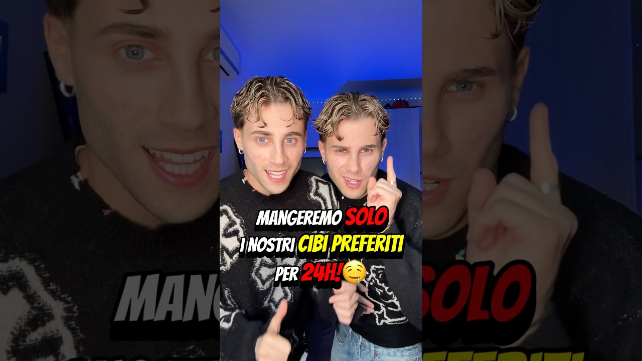 MANGIAMO SOLO i nostri CIBI PREFERITI per 24H!🤤