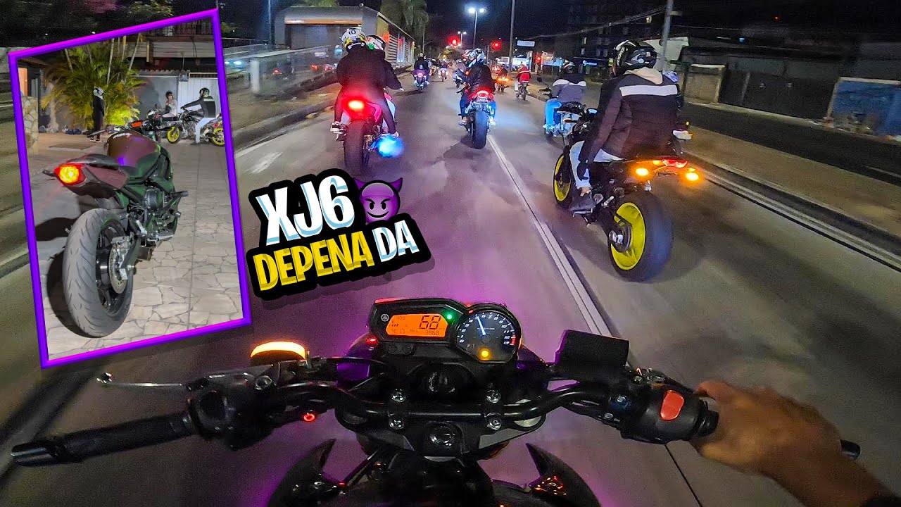 FUI NO ENCONTRO NOTURNO DE XJ6 DEPENADA 😈
