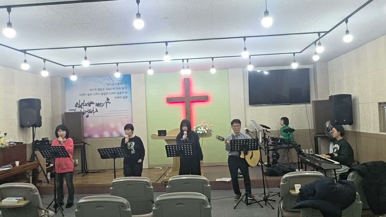 주일1부예배찬양 연습#그날이 오면a #보좌에 계신 어린양 예수a#기쁨의 노래 g#예수감사하리 주의 보혈g#천국의 찬양c