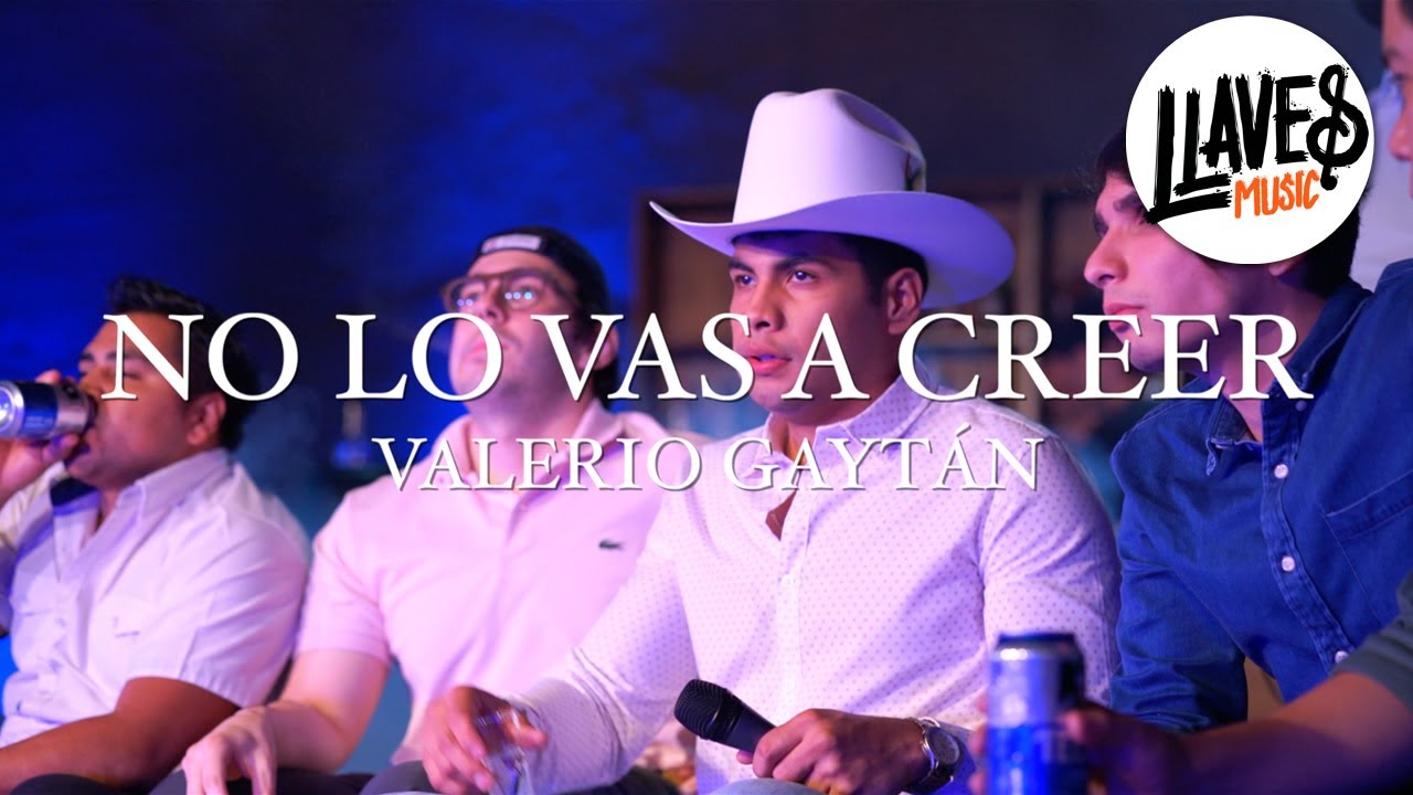 No Lo Vas A Creer - En Vivo - Valerio Gaytán (Video Oficial)