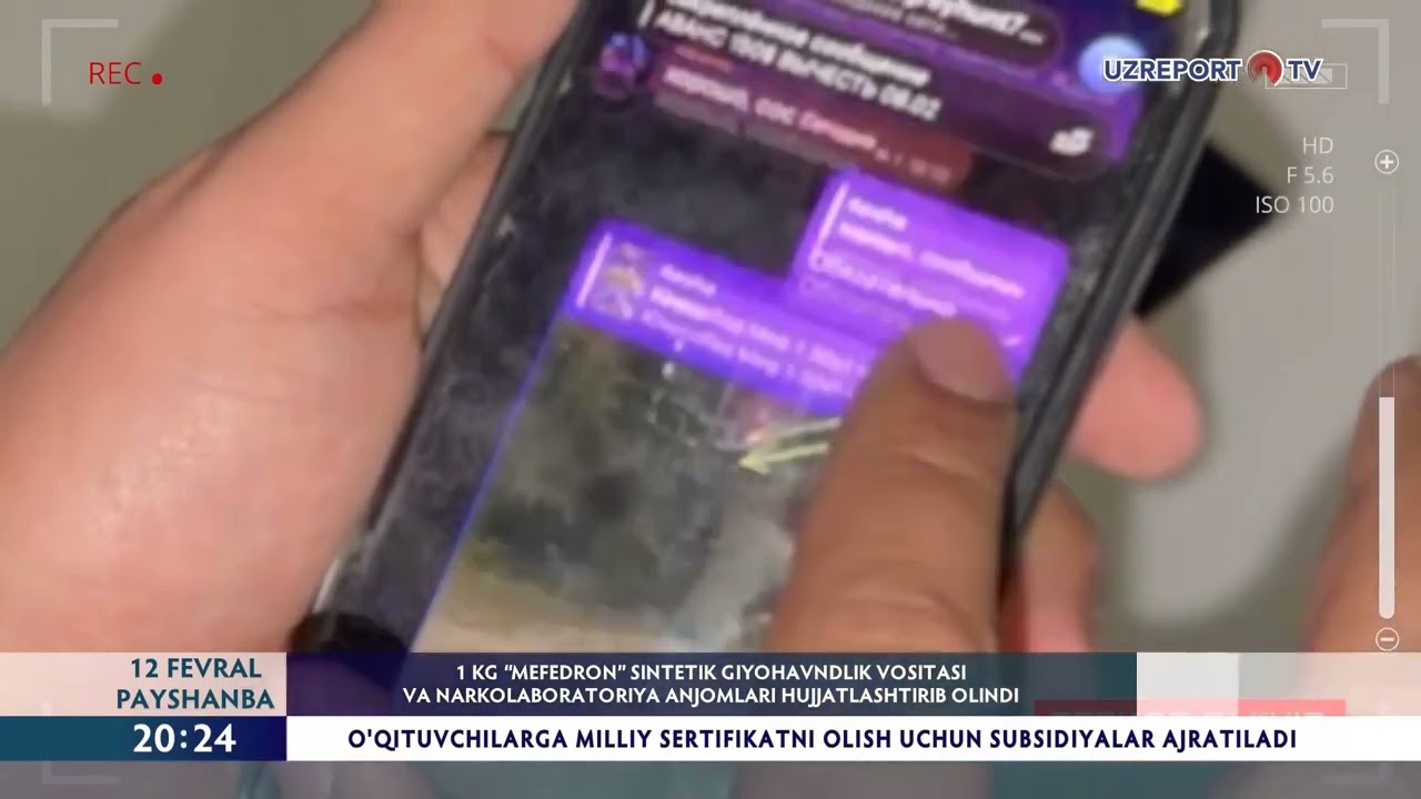 1 kg “mefedron“ sintetik giyohvandlik vositasi va narkolaboratoriya anjomlari hujjatlashtirib olindi