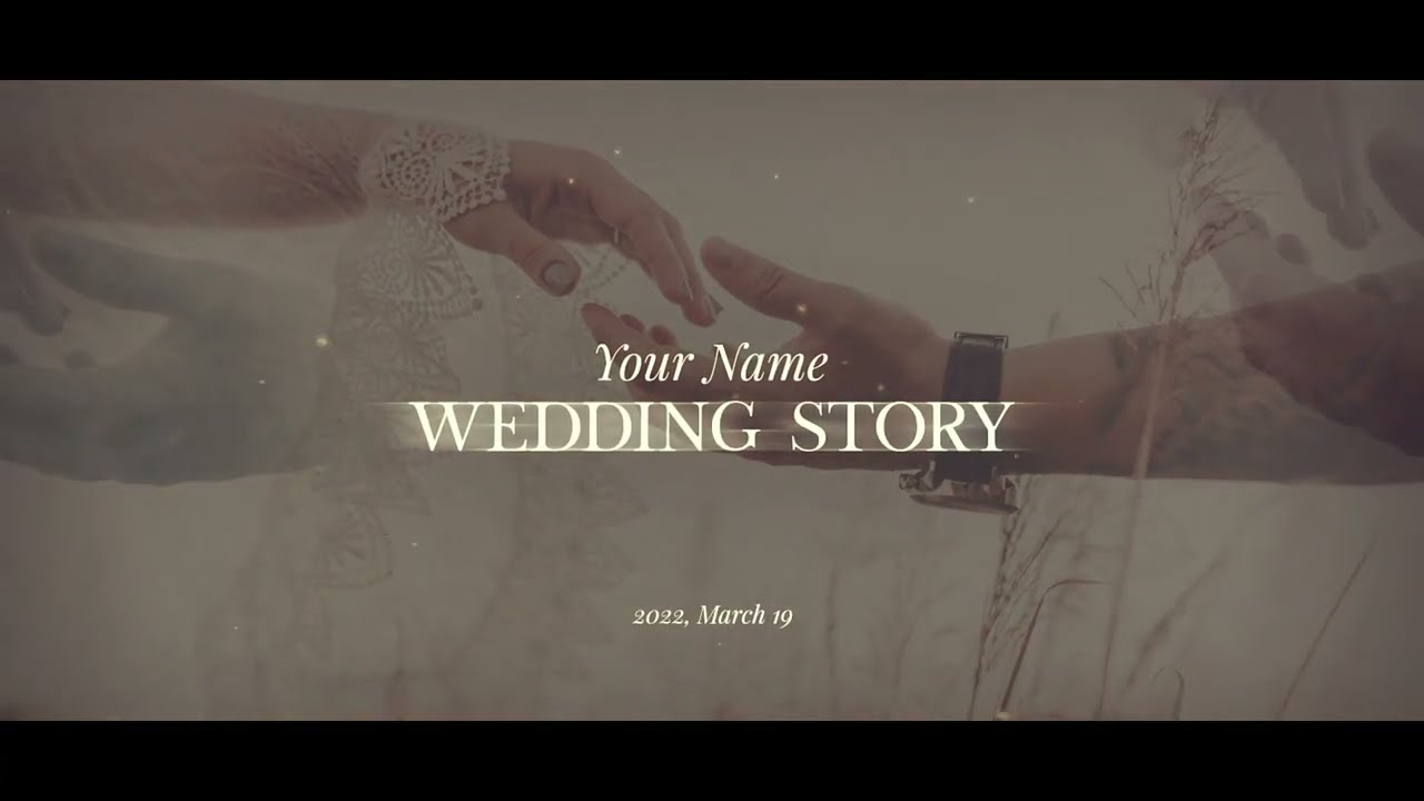 Wedding Slideshow | Emotional Love Story | Clean Cinematic &ndash; Free Download After Effects Template