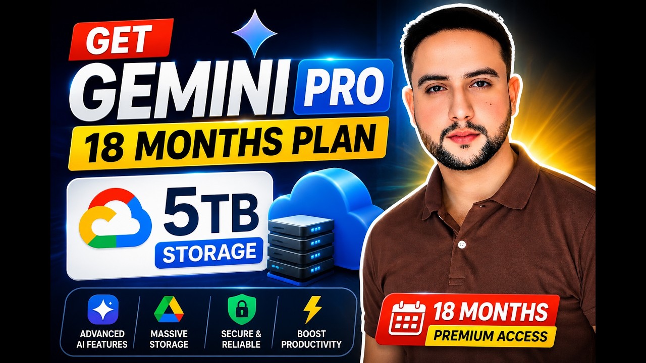 Get 18 Months Gemini Pro & 5TB Storage  | Step-by-Step Guide
