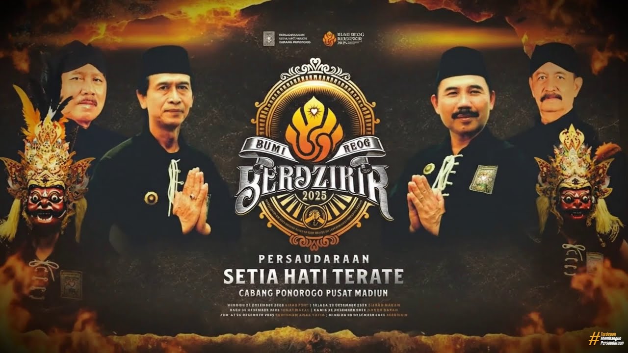BUMI REOG BERDZIKIR 2025 - SH TERATE CABANG PONOROGO PUSAT MADIUN INDONESIA