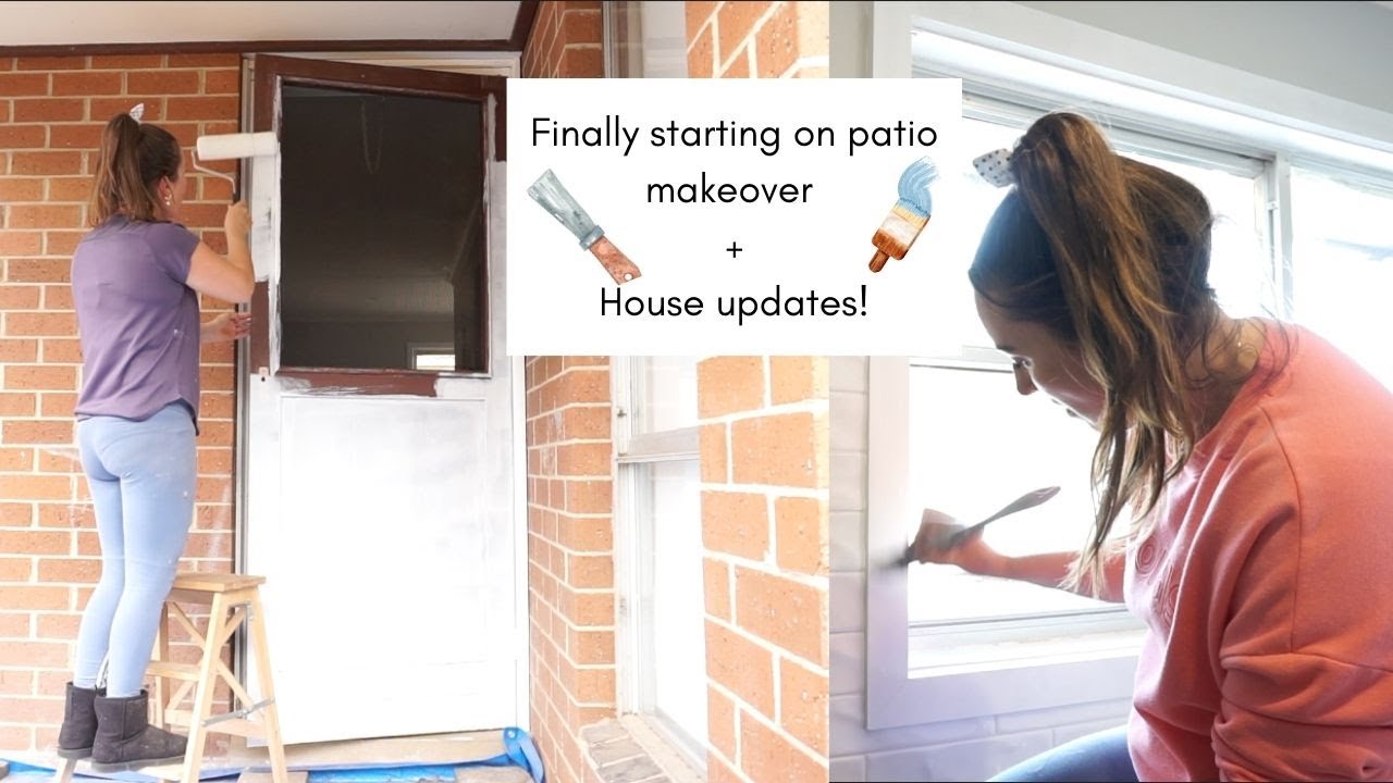 Renovate with me! Finally starting on the rest of the patio makeover and finishing off projects