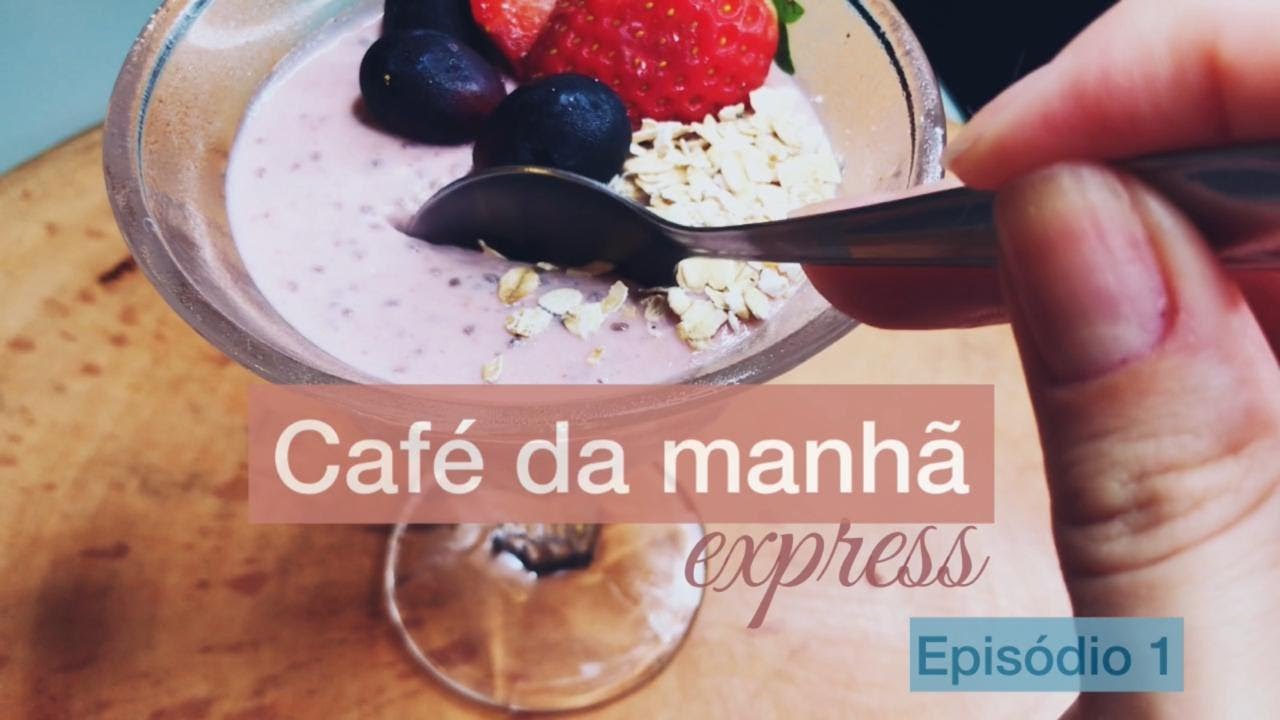 CAFÉ DA MANHÃ SAUDÁVEL E PRÁTICO🍓Pudim de Chia Proteico com Iogurte e Frutas