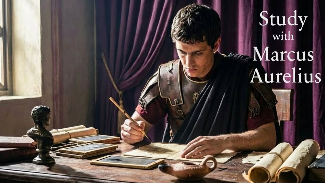 Study with Marcus Aurelius - 1-Hour Ancient Roman Music for Study & Strategy