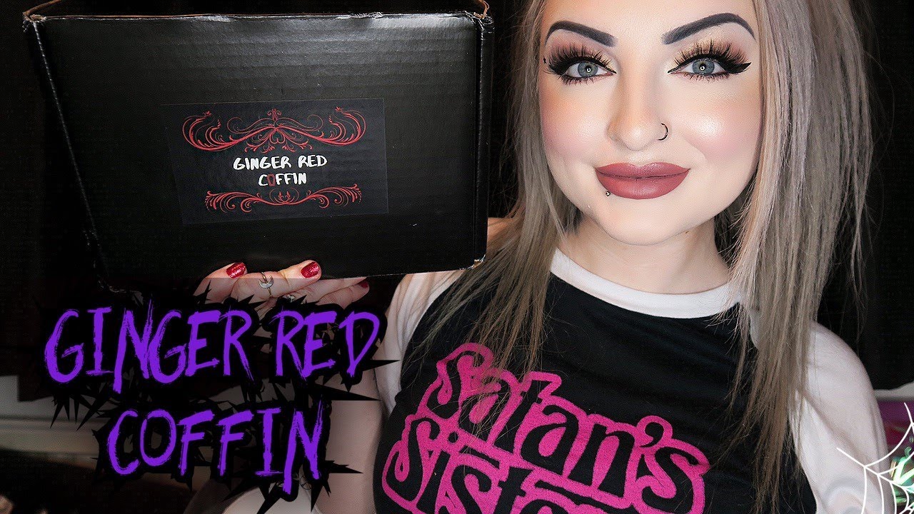 Ginger Red Coffin - Gothic Subscription Box Unboxing November 2020