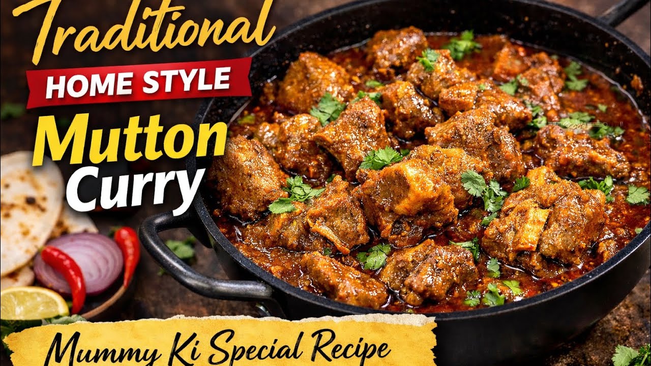 Traditional Home Style Mutton Curry | Mummy Ki Special Recipe 