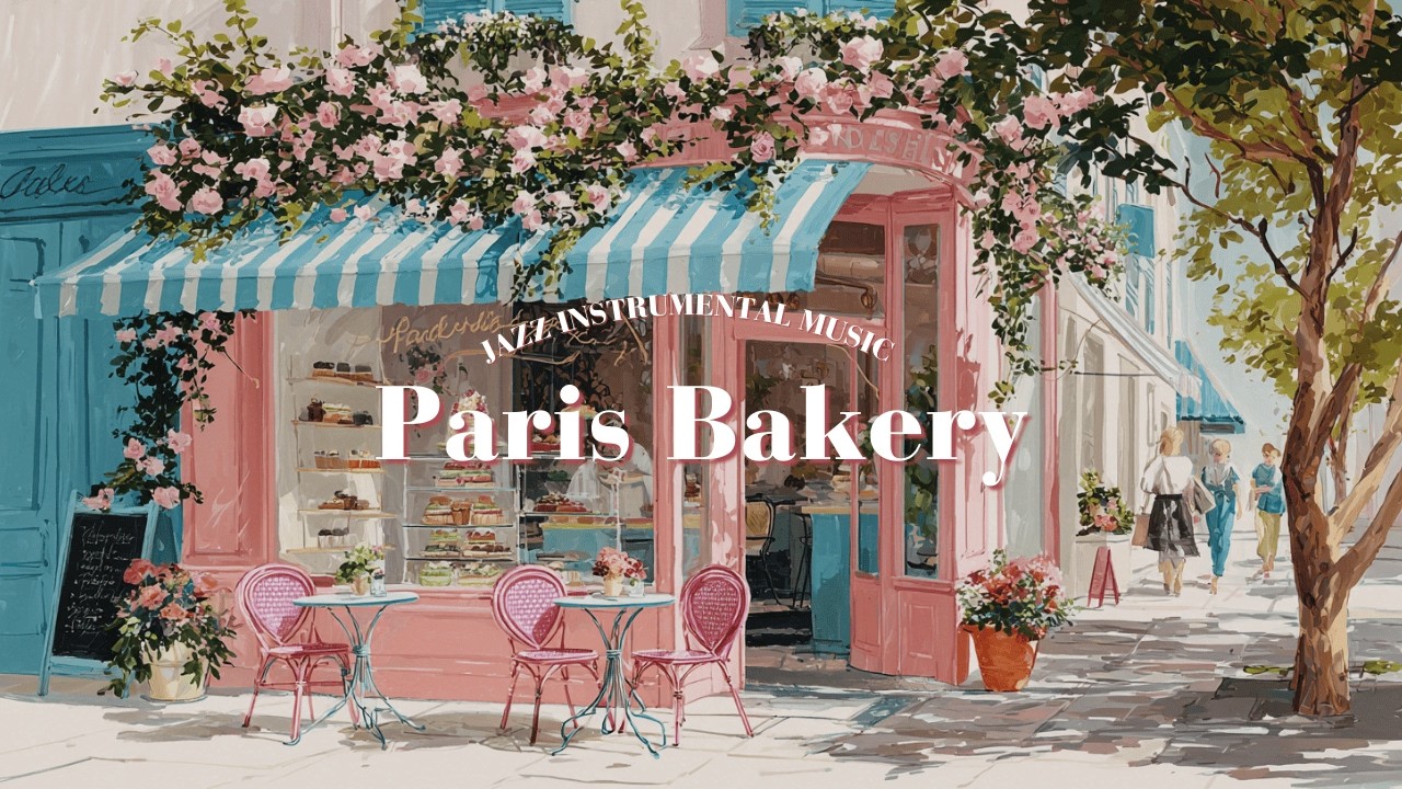 𝐏𝐚𝐫𝐢𝐬 𝐁𝐚𝐤𝐞𝐫𝐲 𝐕𝐢𝐛𝐞𝐬 🍰 French Instrumental Music Playlist | Gentle & Soft Breeze