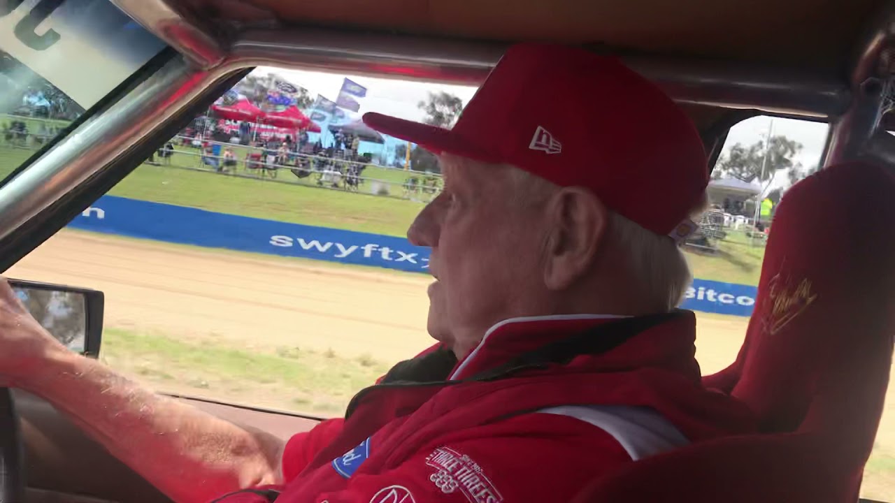 Lap of Bathurst in Tru Blu Falcon with Dick Johnson