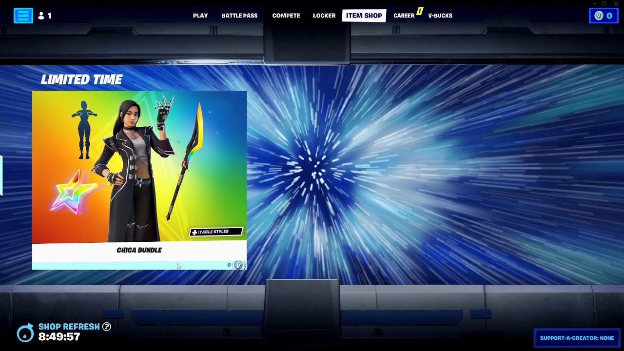 *NEW* Chica Icon Series Bundle Item Shop Showcase Early in Fortnite - the next icon series skin...