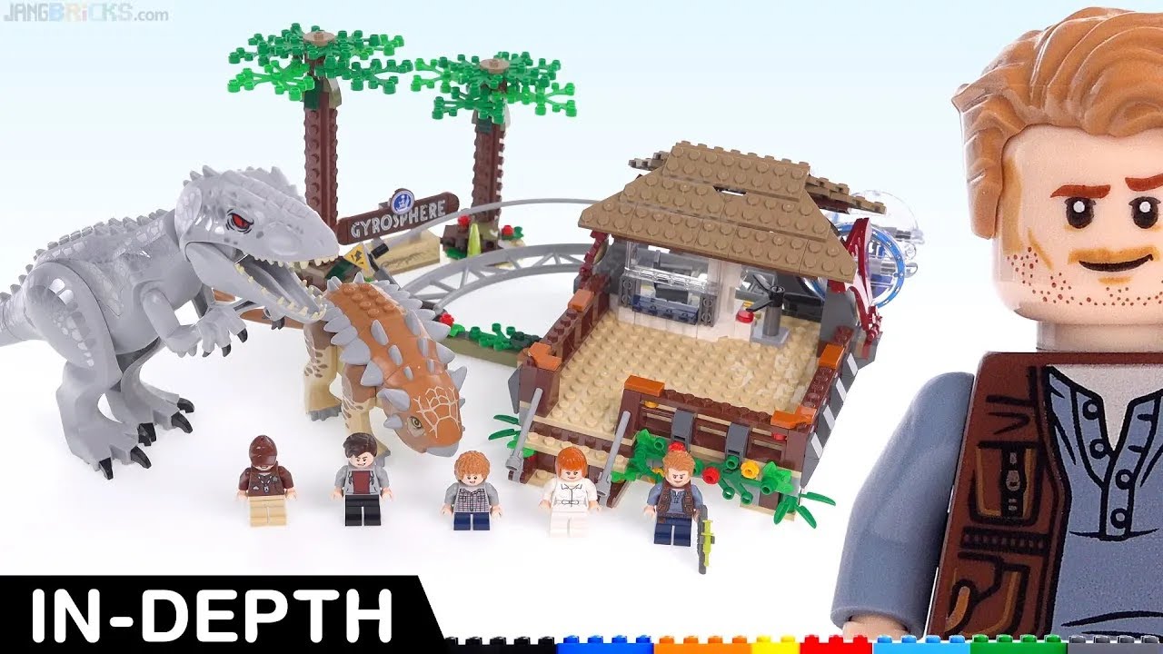 🔄 LEGO Jurassic World 2020 Indominus rex vs. Ankylosaurus review! 75941 re upload