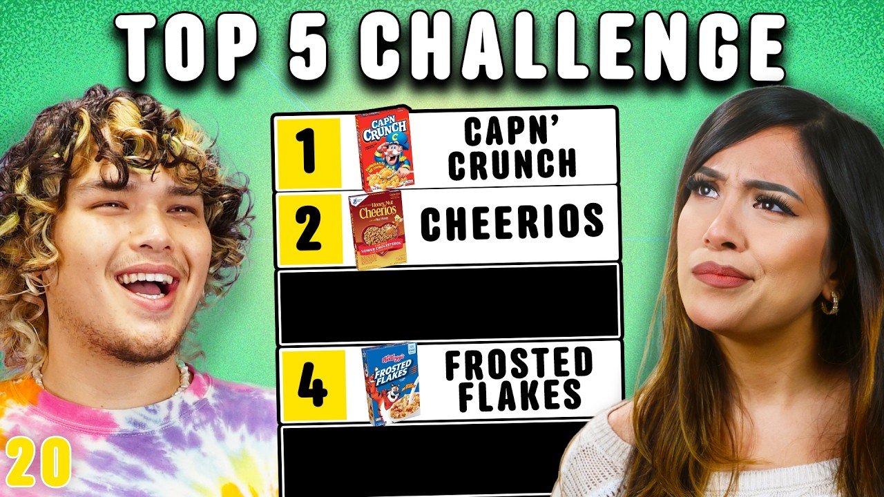 Gen Z vs. Millennials: Top 5 Cereals, Movies with Robots & More! | ReactCAST