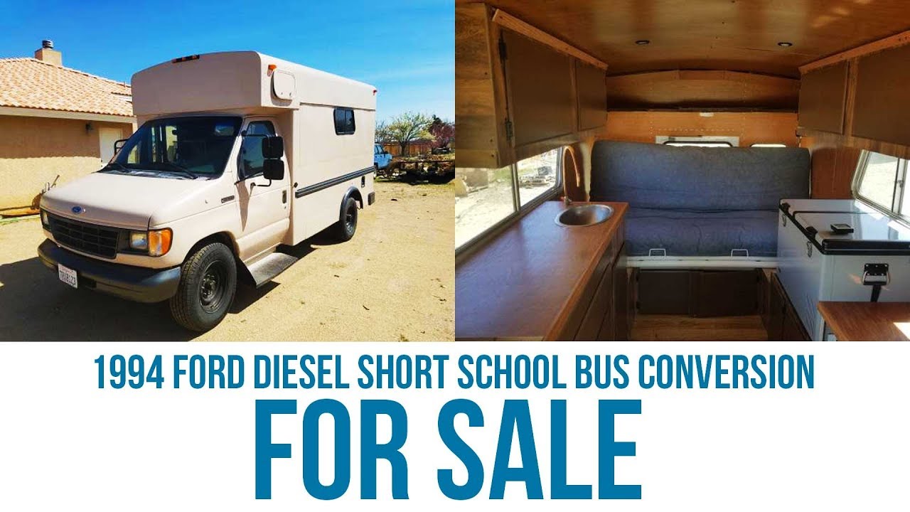 94 Ford 7.3l Diesel Short Bus Conversion For Sale - Brock Hale