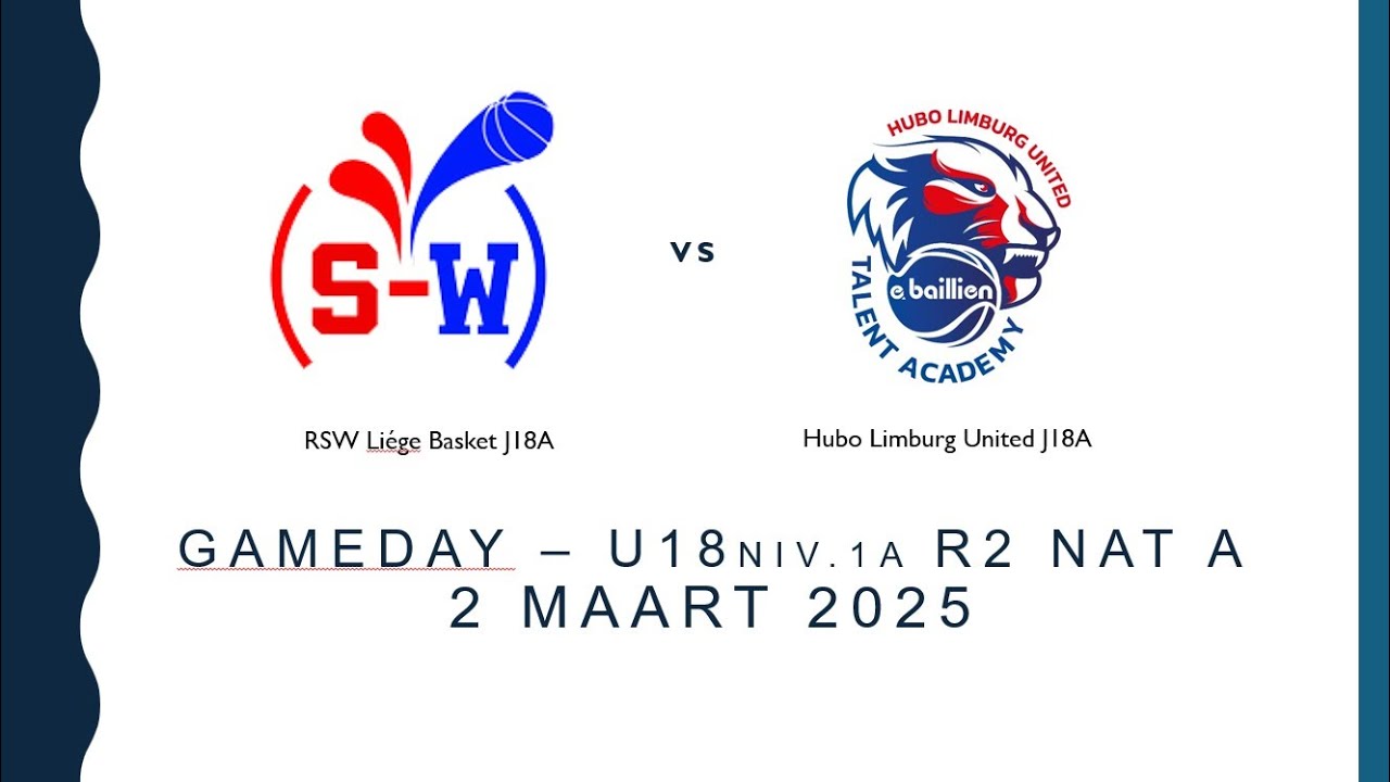 U18: RSW Liége Basket   -   Hubo Limburg United