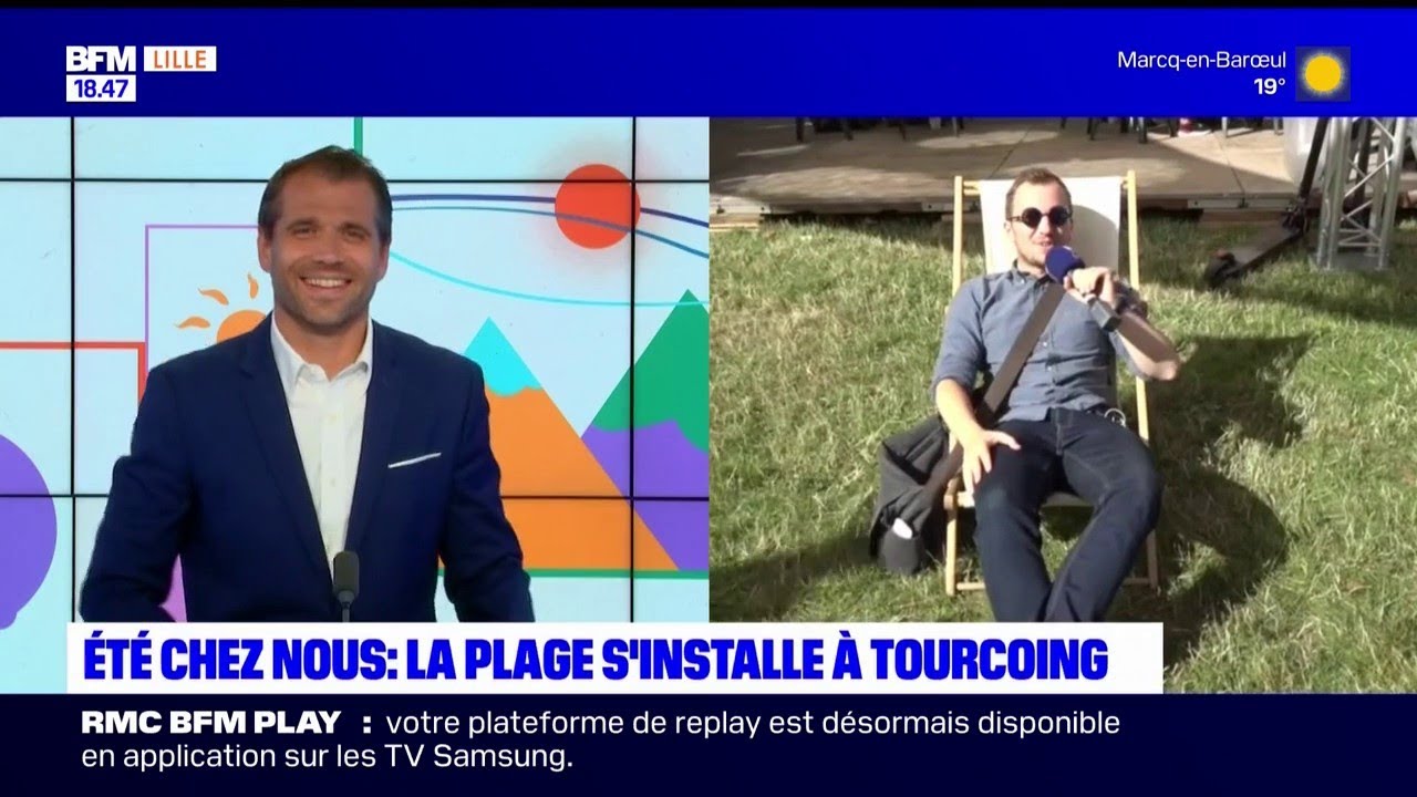 L'été chez nous: la plage s'installe à Tourcoing